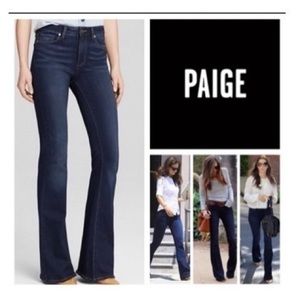 Paige High Rise Bell Canton Jean- Chic and Slimming Fit!